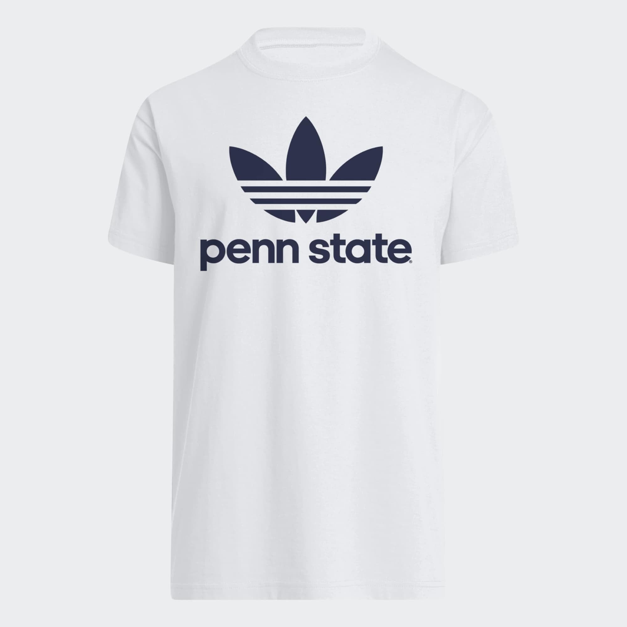 T-shirt adidas Originals blanc Penn State Nittany Lions Trefoil University pour homme
