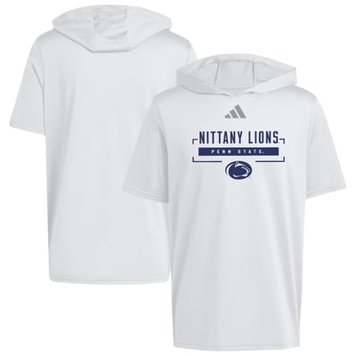 Penn State Nittany Lions adidas D4T Short Sleeve Hooded AEROREADY T-Shirt - White