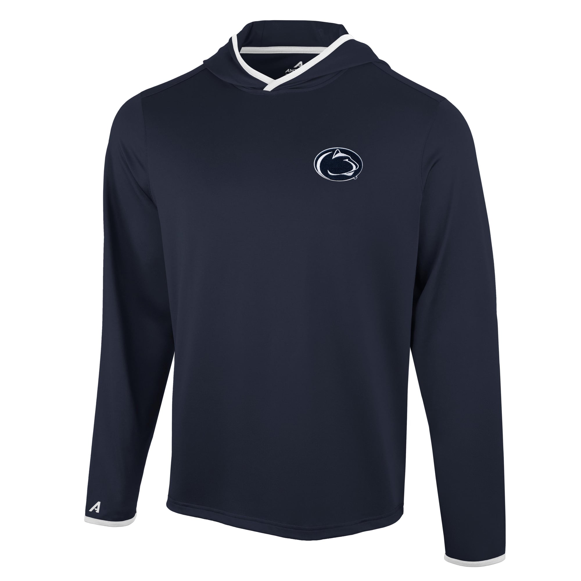 T-shirt à capuche manches longues pour homme Antigua Navy Penn State Nittany Lions Brink Color Pop