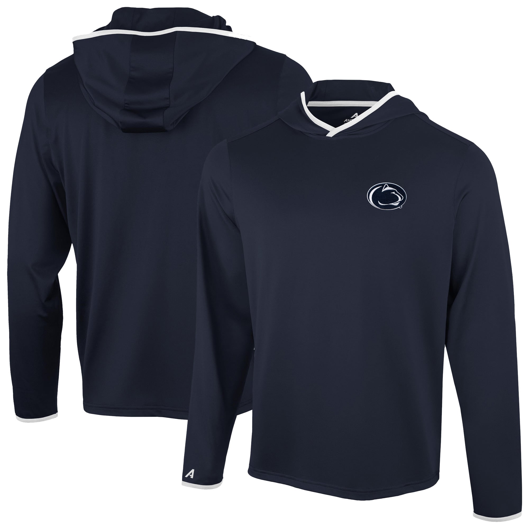 T-shirt à capuche manches longues pour homme Antigua Navy Penn State Nittany Lions Brink Color Pop