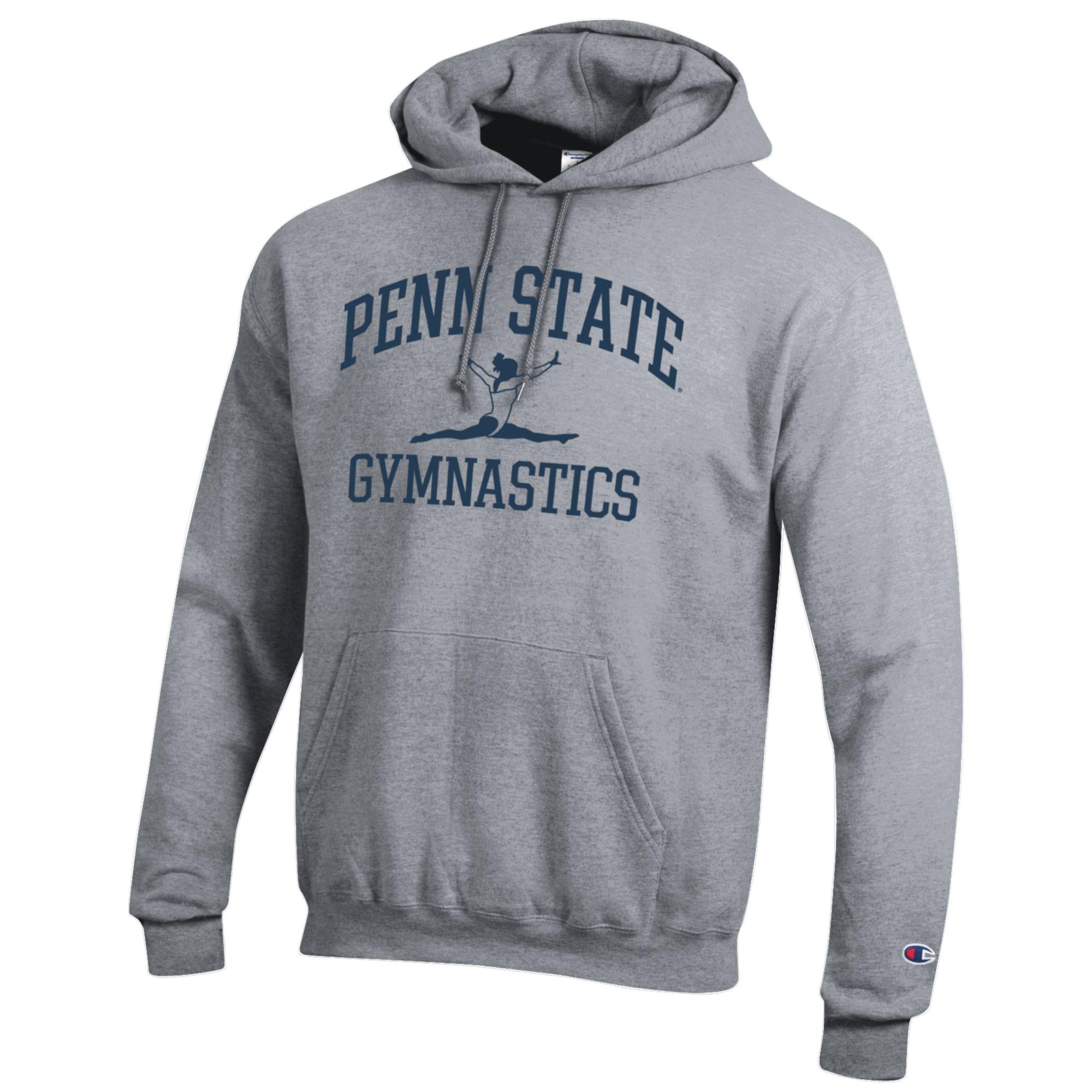 Sweat à capuche Champion gris Penn State Nittany Lions Gymnastics Icon Powerblend pour homme