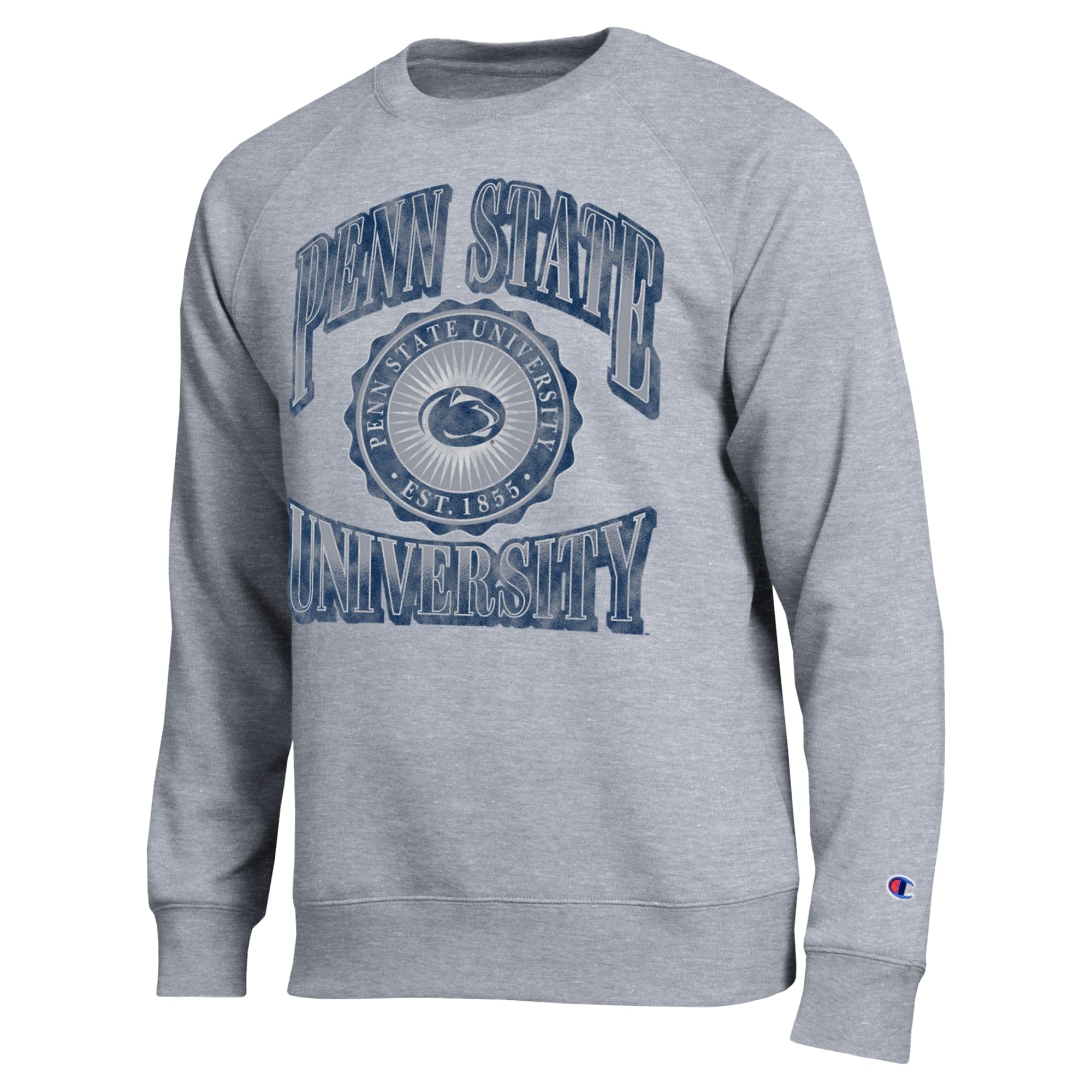 Sweat-shirt Champion pour homme, gris chiné, Penn State Nittany Lions All-Star