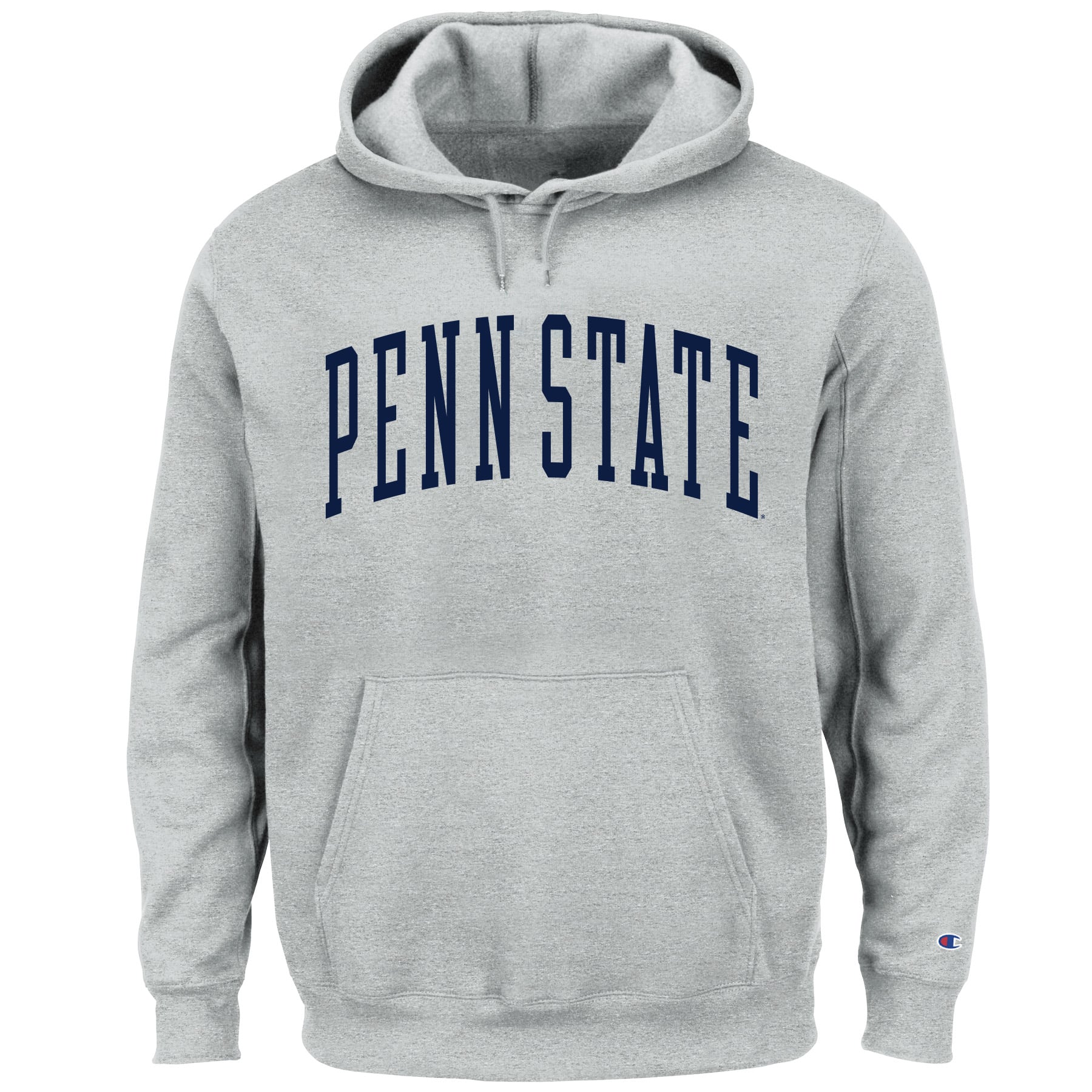 Men's Champion Heather Gray Penn State Nittany Lions Big & Tall Reverse Weave Fleece Hoodie Sweatshirt