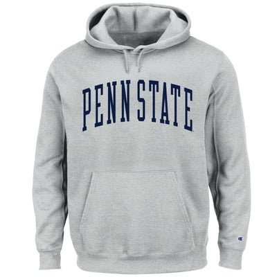 Penn State Nittany Lions Champion  Big & Tall Reverse Weave Fleece Hoodie Sweatshirt - Heather Gray
