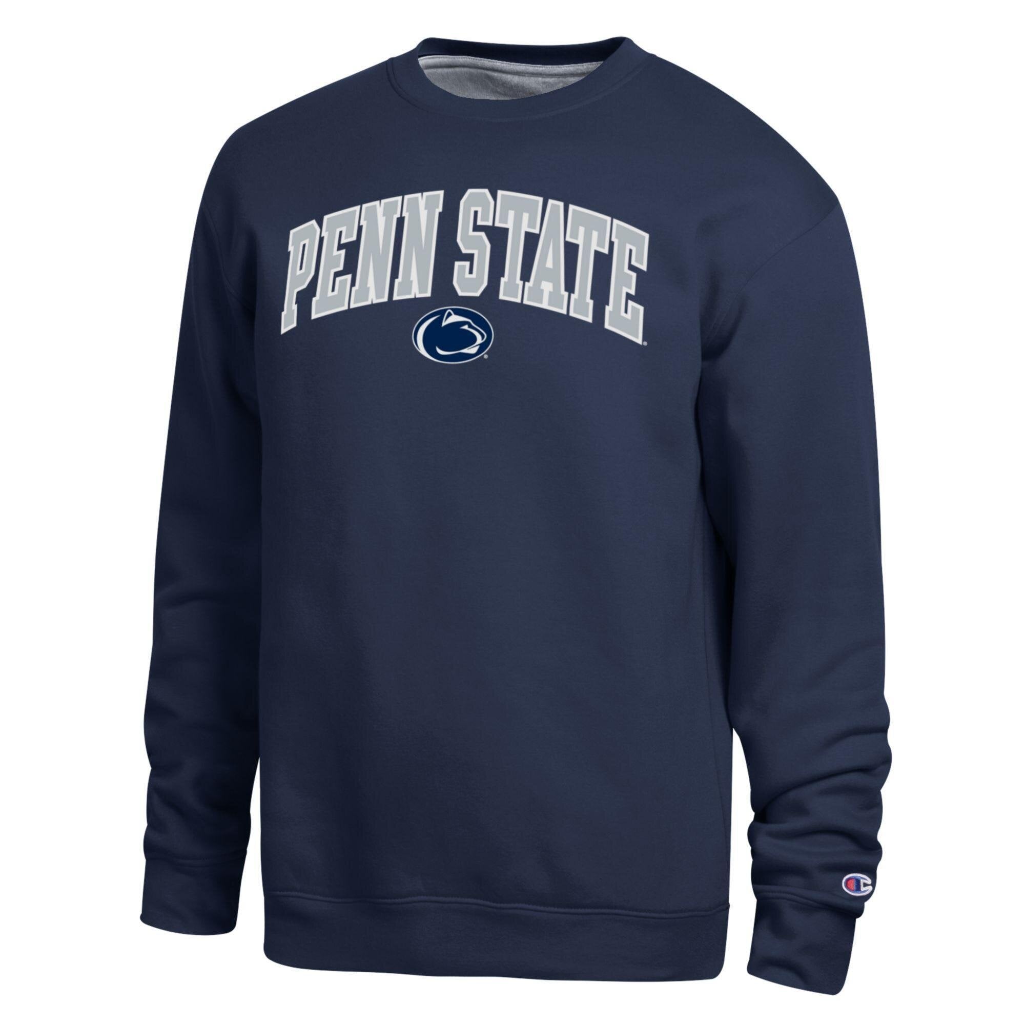 Men's Champion Navy Penn State Nittany Lions Arch Sweatshirt