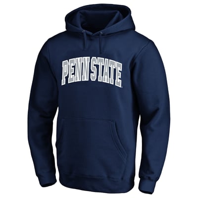  Penn State Nittany Lions Champion Big & Tall Arch Over Tackle Twill Hoodie - Navy