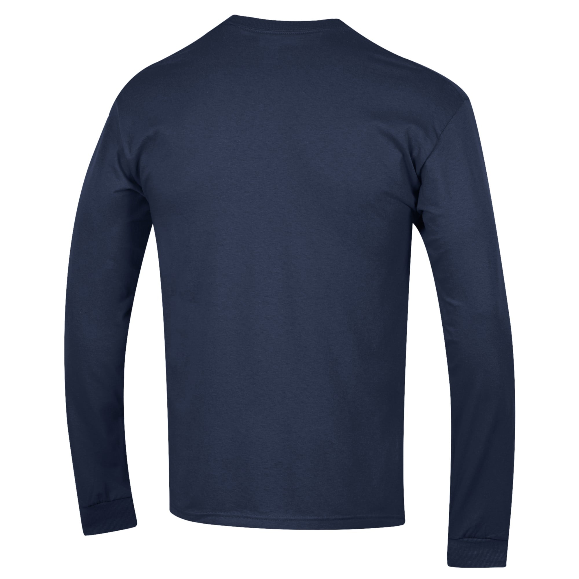Men's Champion Navy Penn State Nittany Lions Gymnastics Stack Long Sleeve T-Shirt