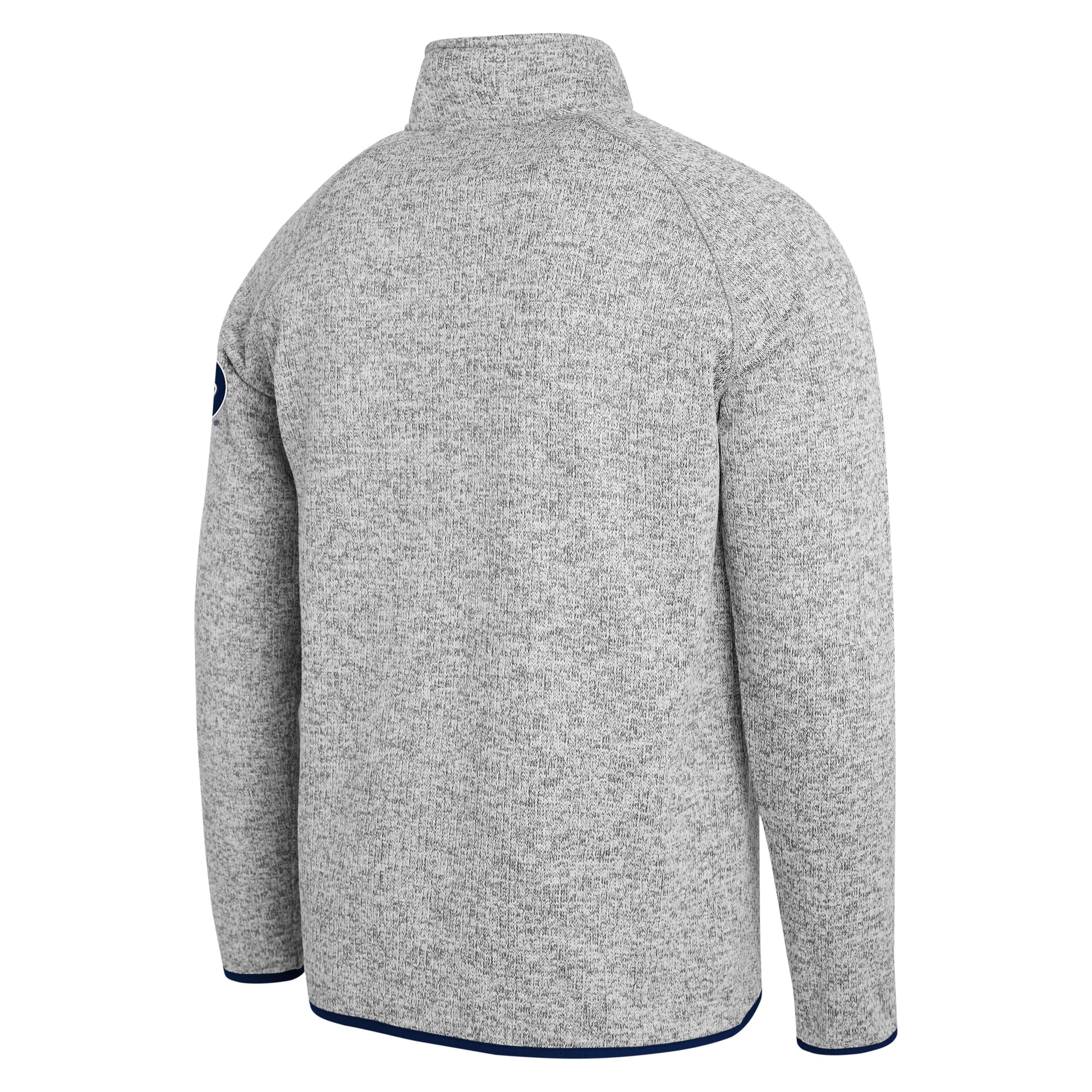 Pull en maille à col zippé gris Penn State Nittany Lions de la collection Darius Rucker pour homme par Fanatics