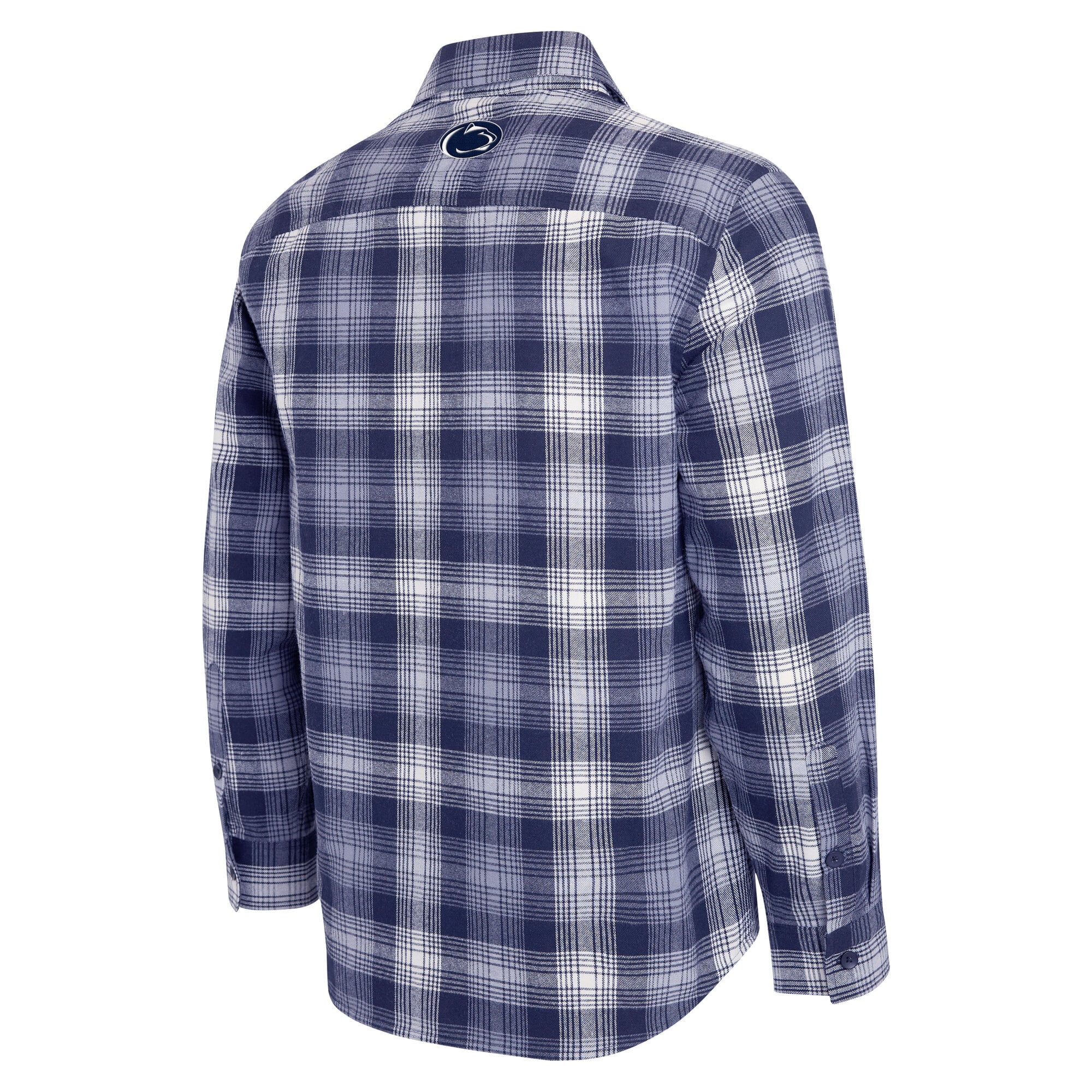 Chemise à carreaux manches longues boutonnée Penn State Nittany Lions, collection Darius Rucker pour homme par Fanatics, bleu marine