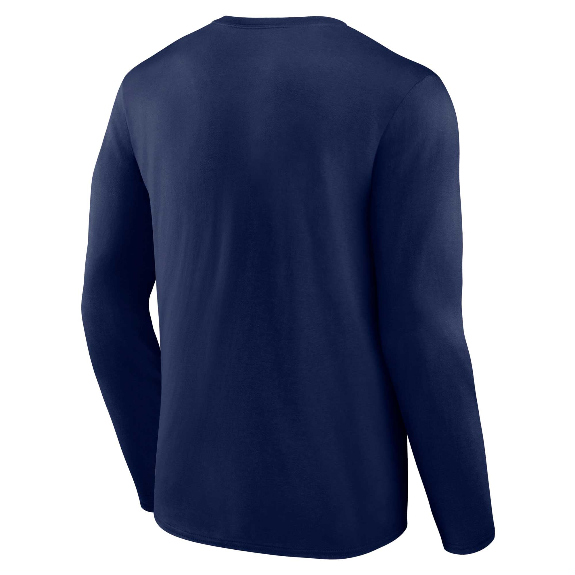 T-shirt à manches longues Fanatics Navy Penn State Nittany Lions pour homme, logo arqué vieilli