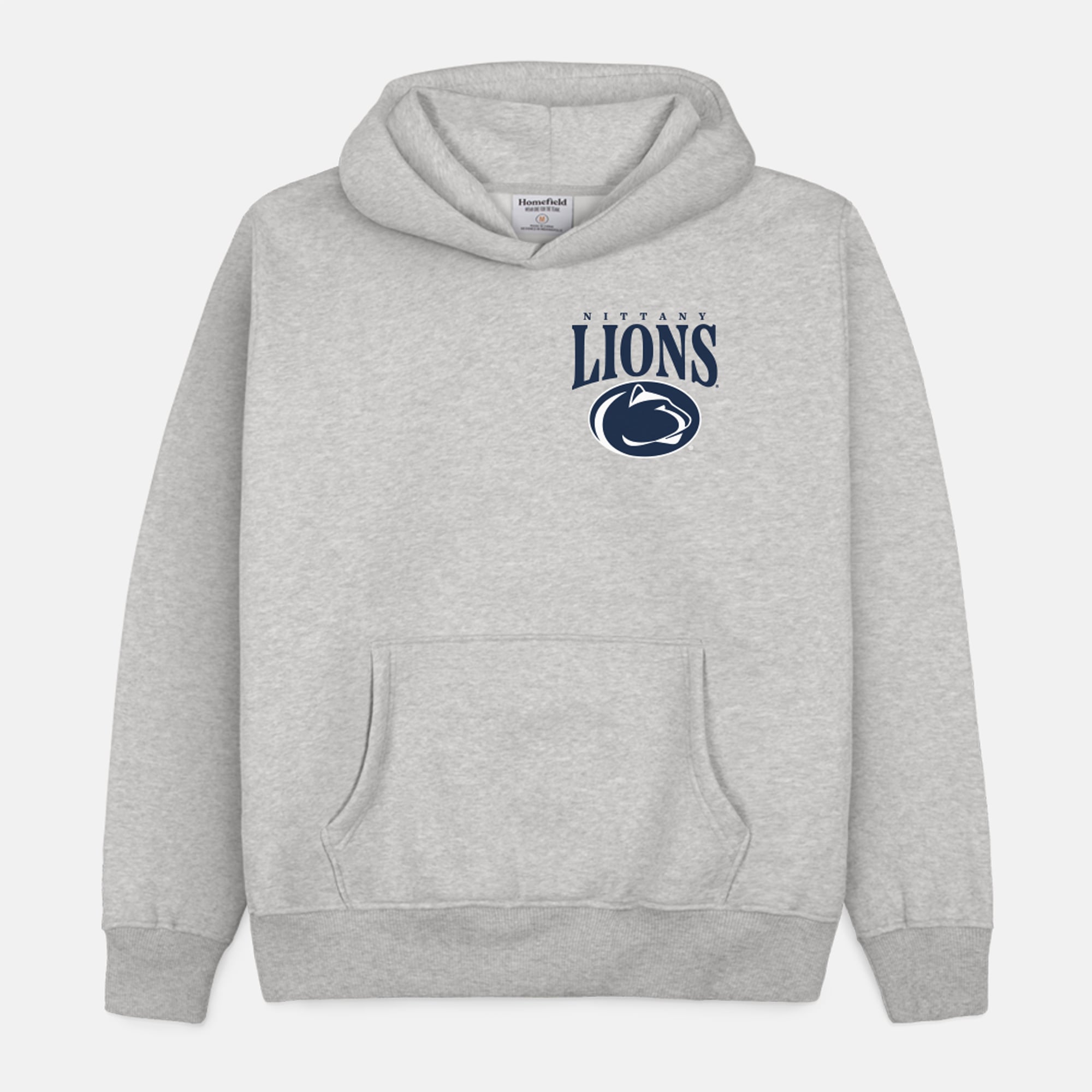 Sweat à capuche épais gris domicile pour homme Penn State Nittany Lions Football