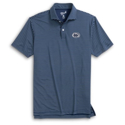  Penn State Nittany Lions johnnie-O Beau Striped Polo - Navy