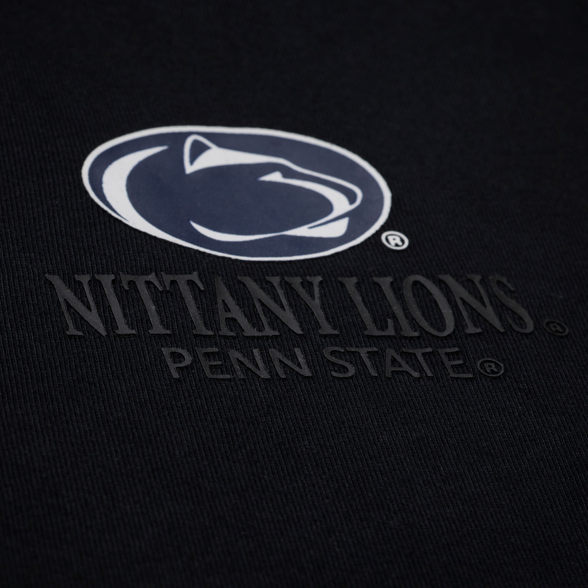 Men's Mitchell & Ness  Black Penn State Nittany Lions Monochrome Icon T-Shirt