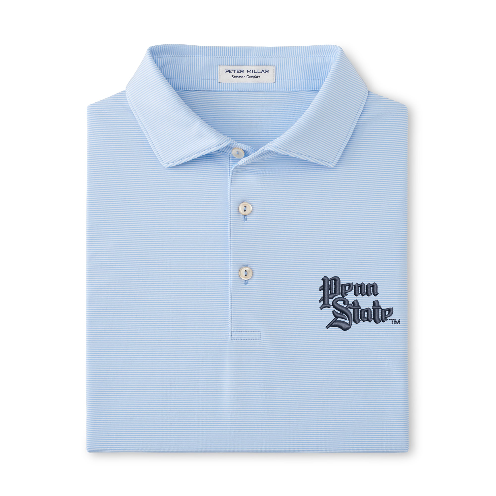 Polo de performance Peter Millar bleu clair Penn State Nittany Lions Jubilee pour homme