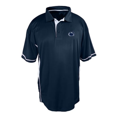 Penn State Nittany Lions Profile Big & Tall Color Block Panel Polo Men's - Navy