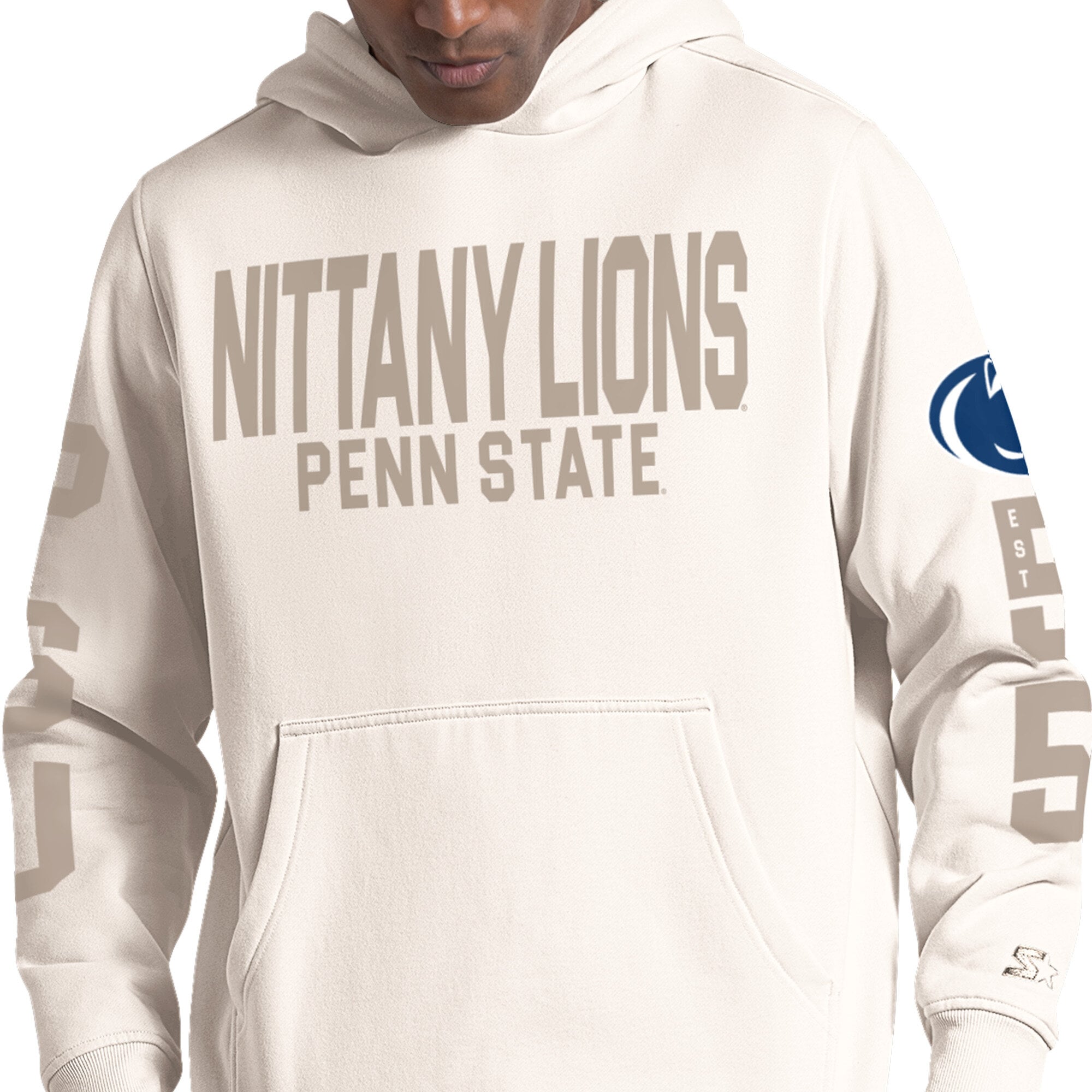 Sweat à capuche Starter Cream Penn State Nittany Lions pour homme