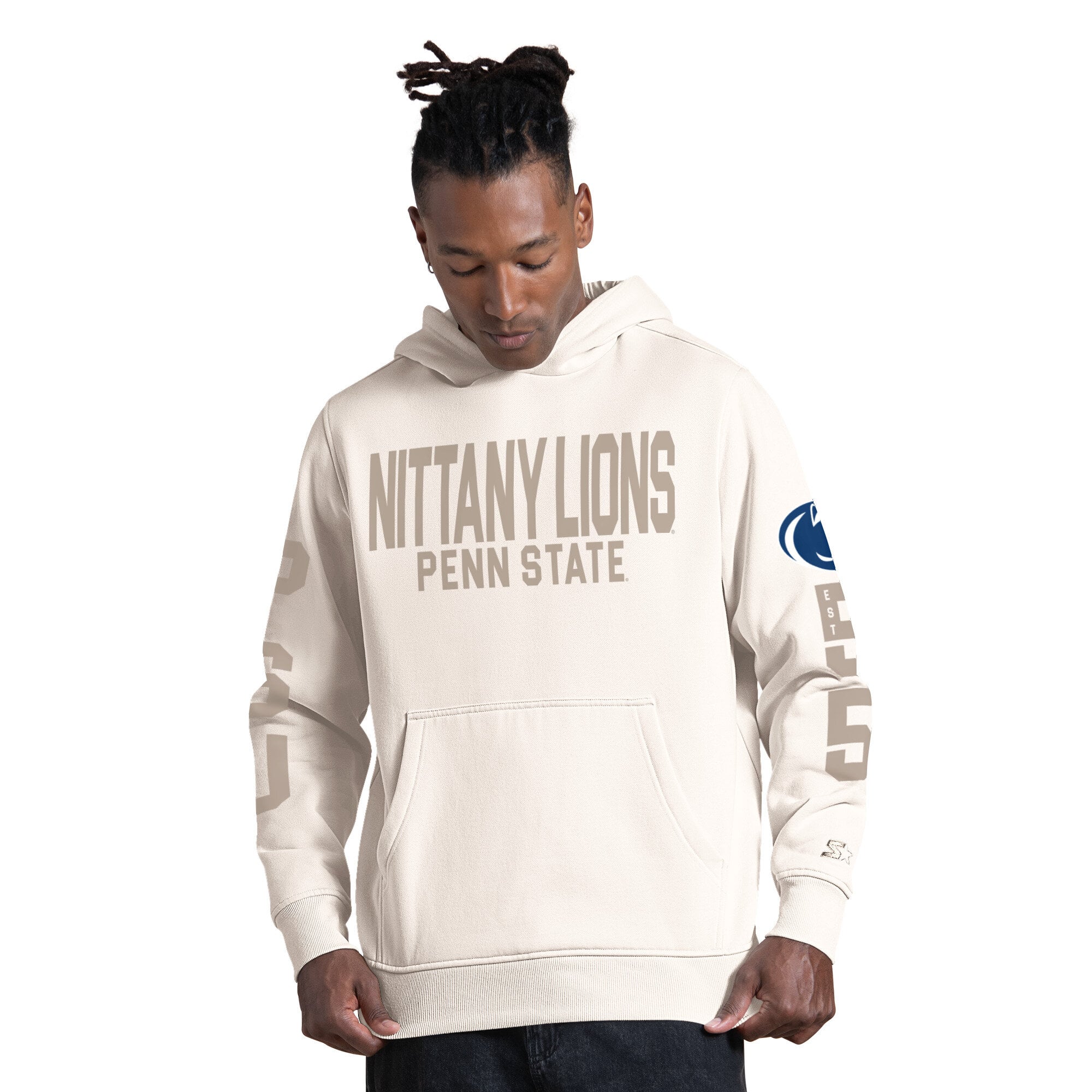 Sweat à capuche Starter Cream Penn State Nittany Lions pour homme