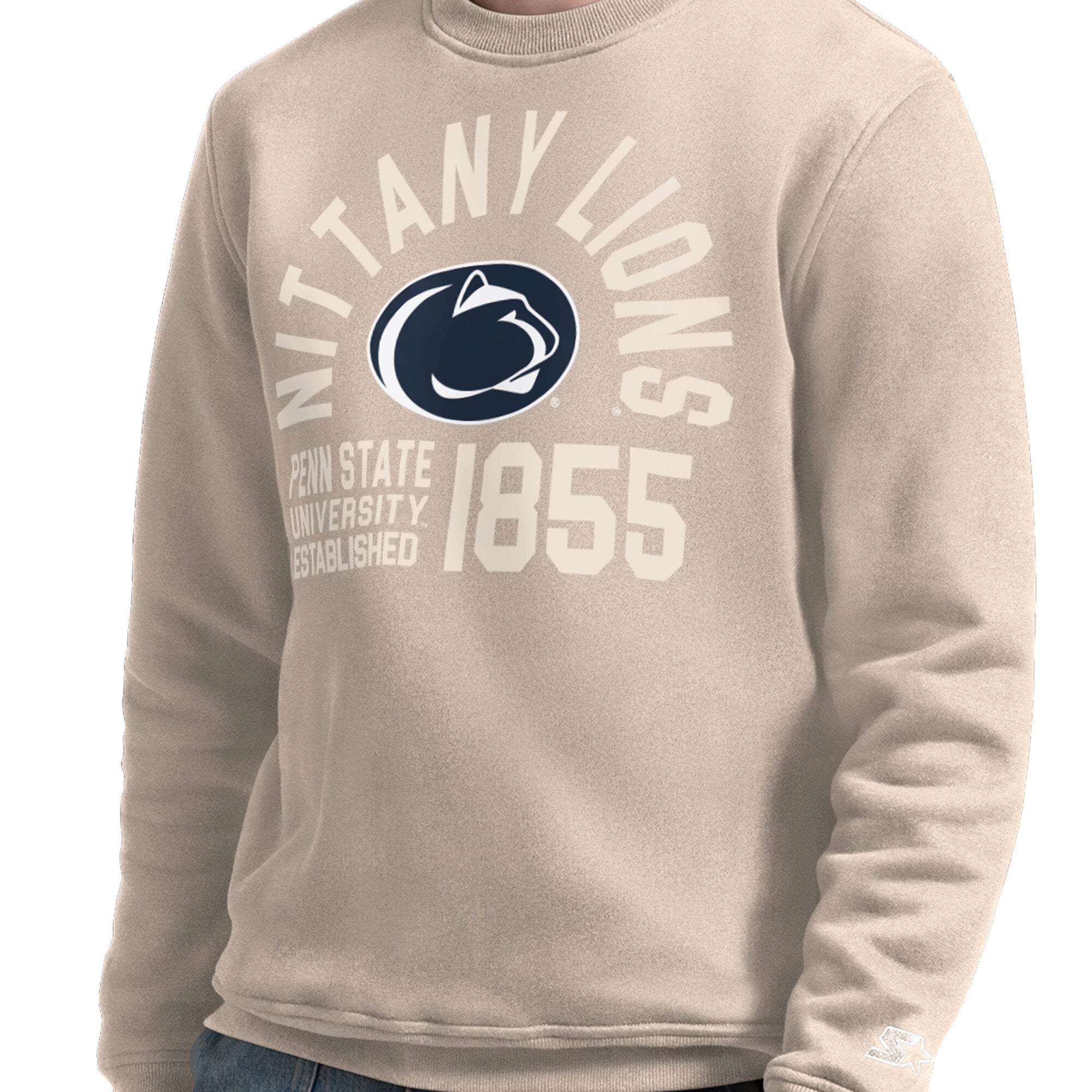 Sweat-shirt Starter beige pour homme Penn State Nittany Lions, édition spéciale après-match
