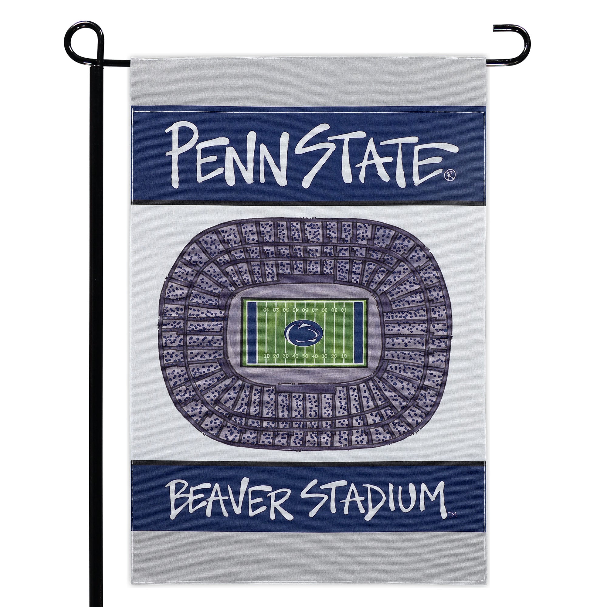 Bannière verticale de stade Nittany Lions de Penn State 12 '' x 18 ''