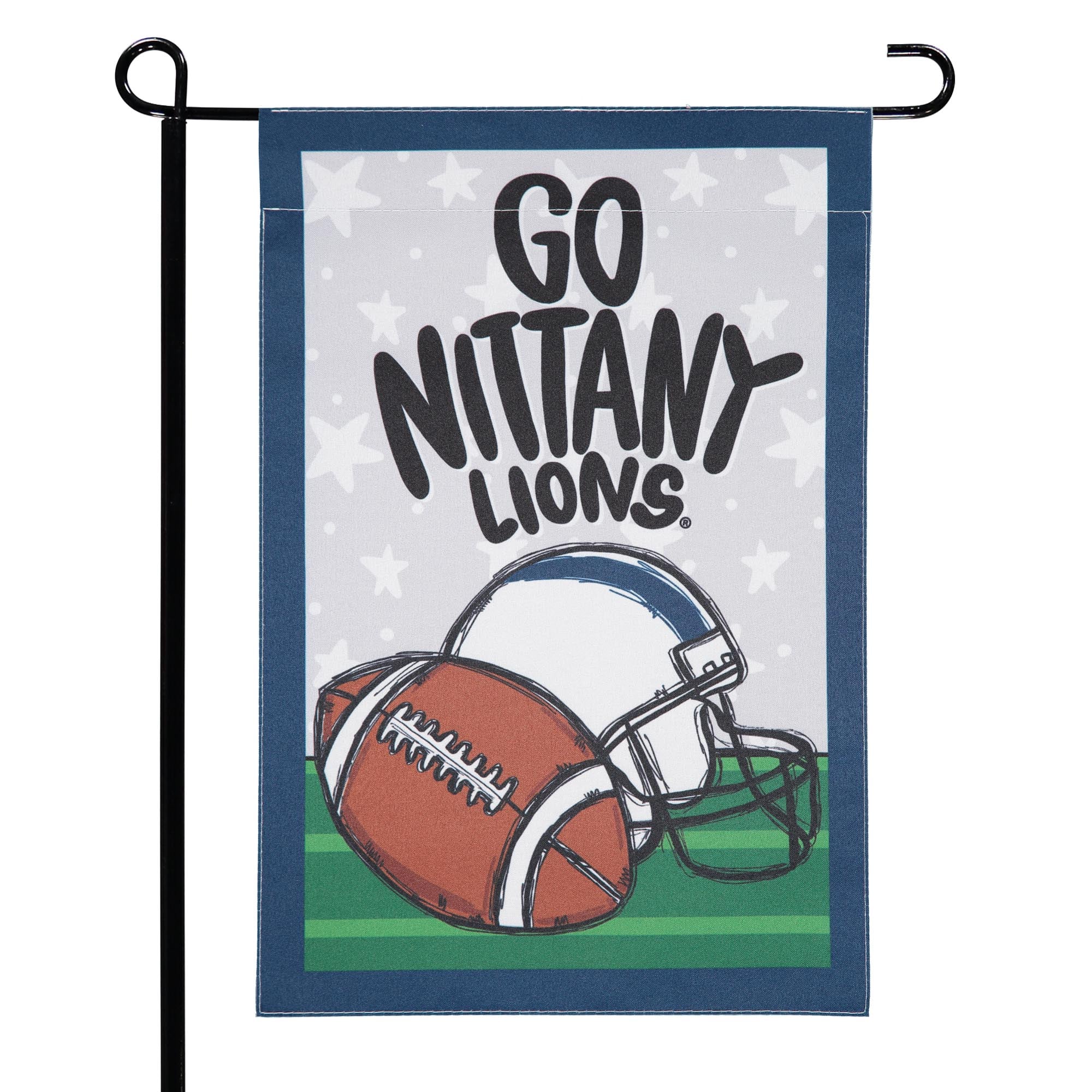 Penn State Nittany Lions 30,5 x 45,7 cm Casque d'équipe et drapeau de jardin