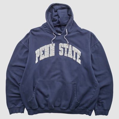 Penn State Nittany Lions 2000s Hooded Pullover Sweatshirt - Navy - S by Fanatics Real Vintage