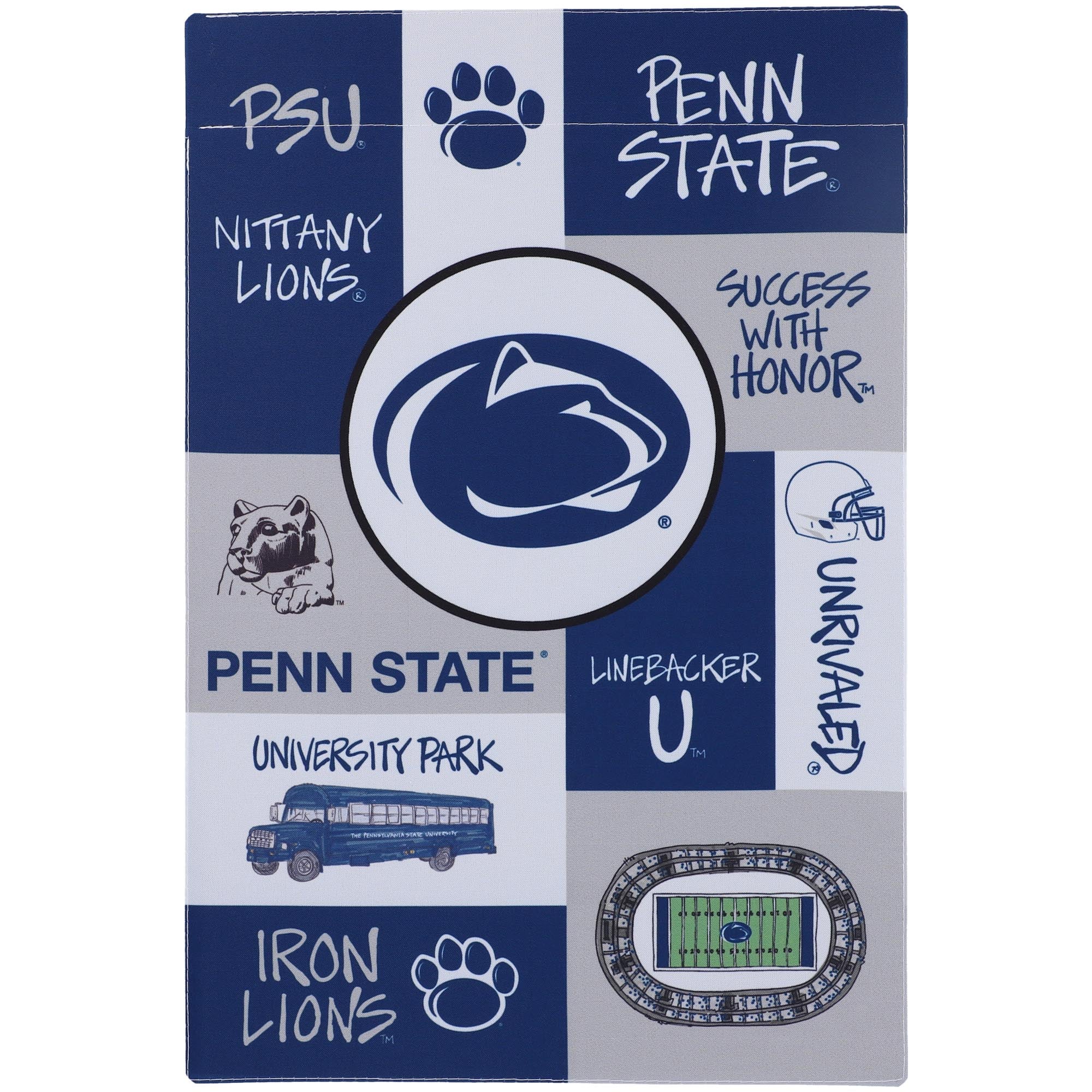 Penn State Nittany Lions Collage Drapeau de jardin