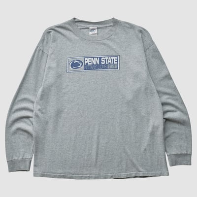 Penn State Nittany Lions Delta 2000s Long Sleeve T-shirt - Heather Gray - L by Fanatics Real Vintage