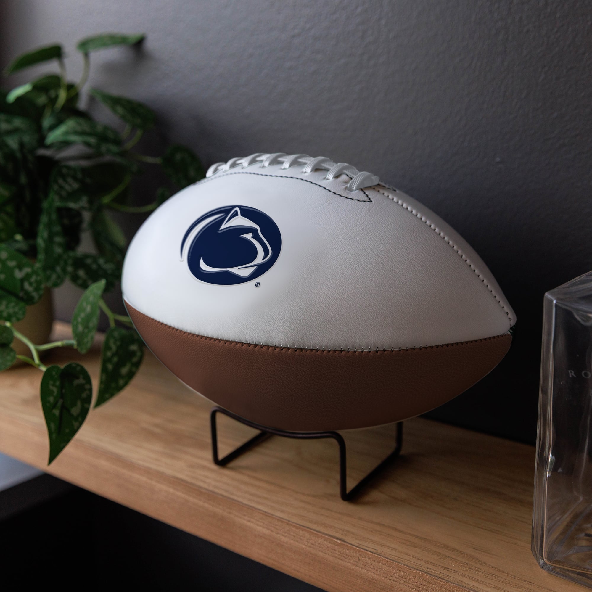 Penn State Nittany Lions Official Size Logo Autograph Football