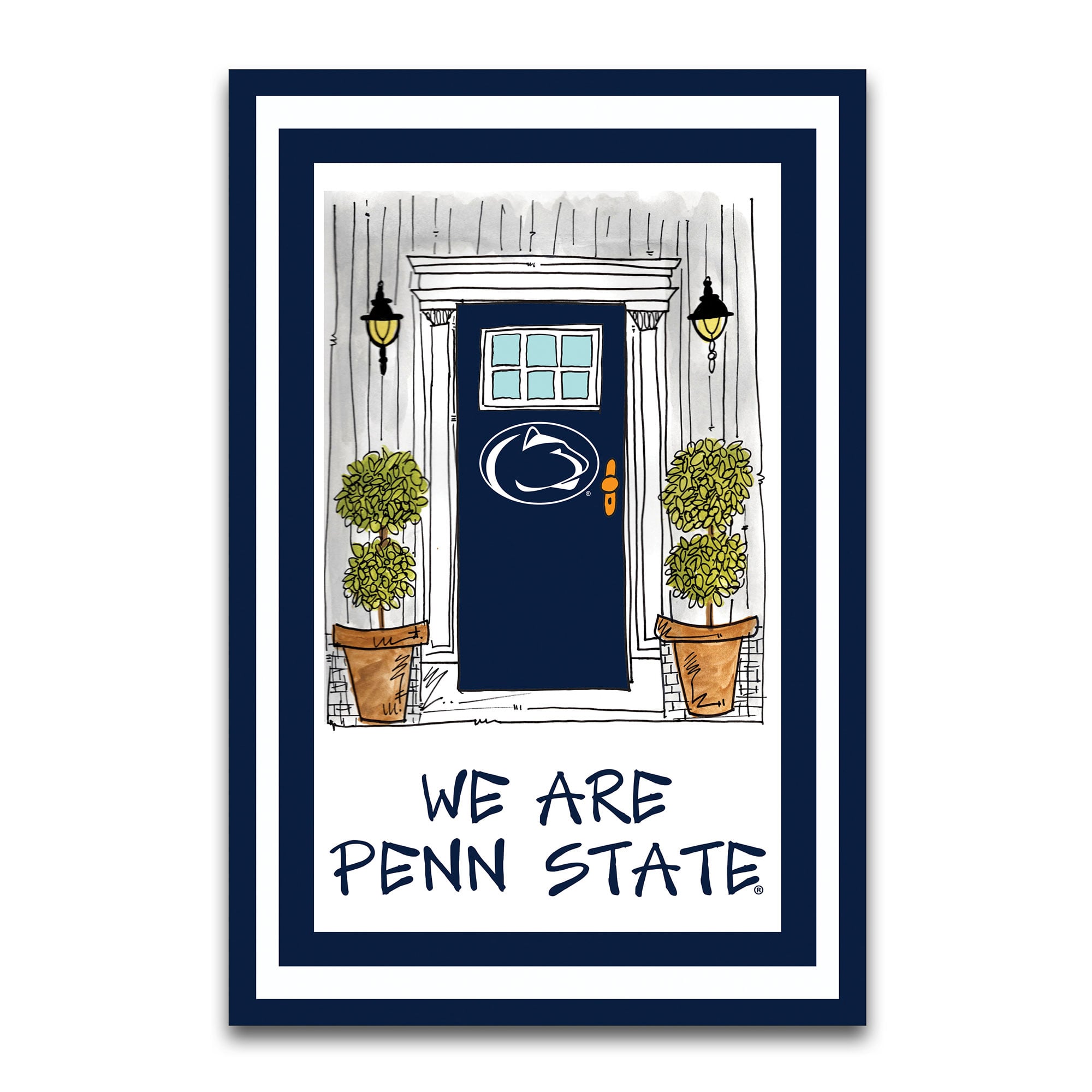 Drapeau de jardin Penn State Nittany Lions « We Are » (30,5 x 45,7 cm)