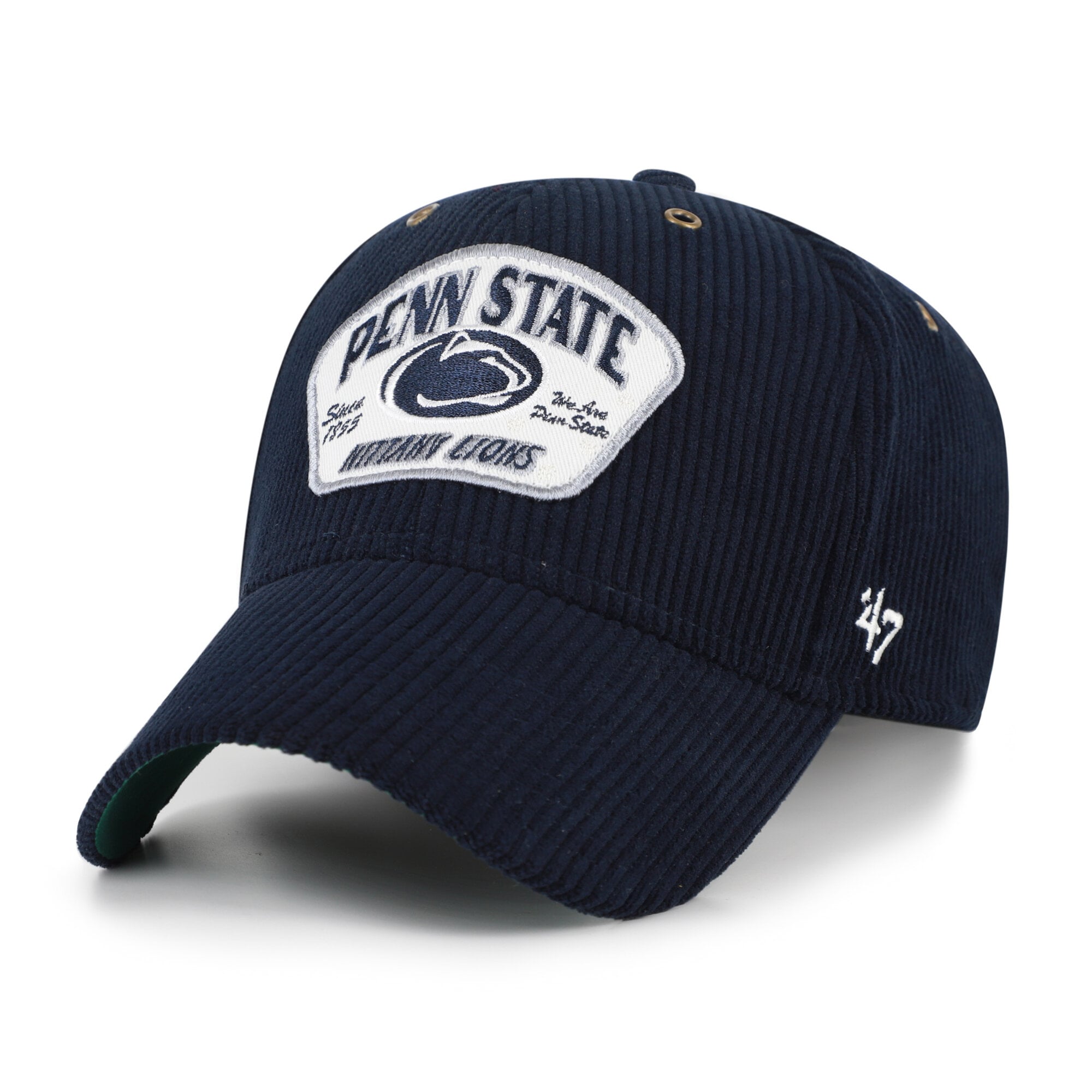 Casquette unisexe ajustable '47 Navy Penn State Nittany Lions Accordia en velours côtelé MVP