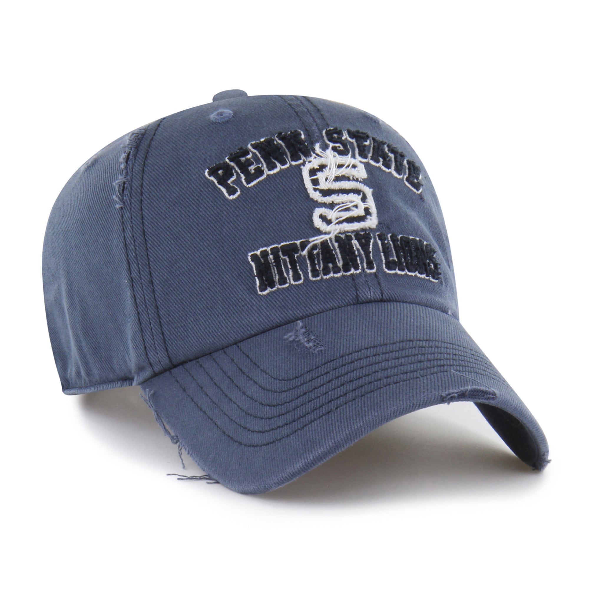 Unisex '47 Navy Penn State Nittany Lions Well-Worn Seymore Clean Up Adjustable Hat