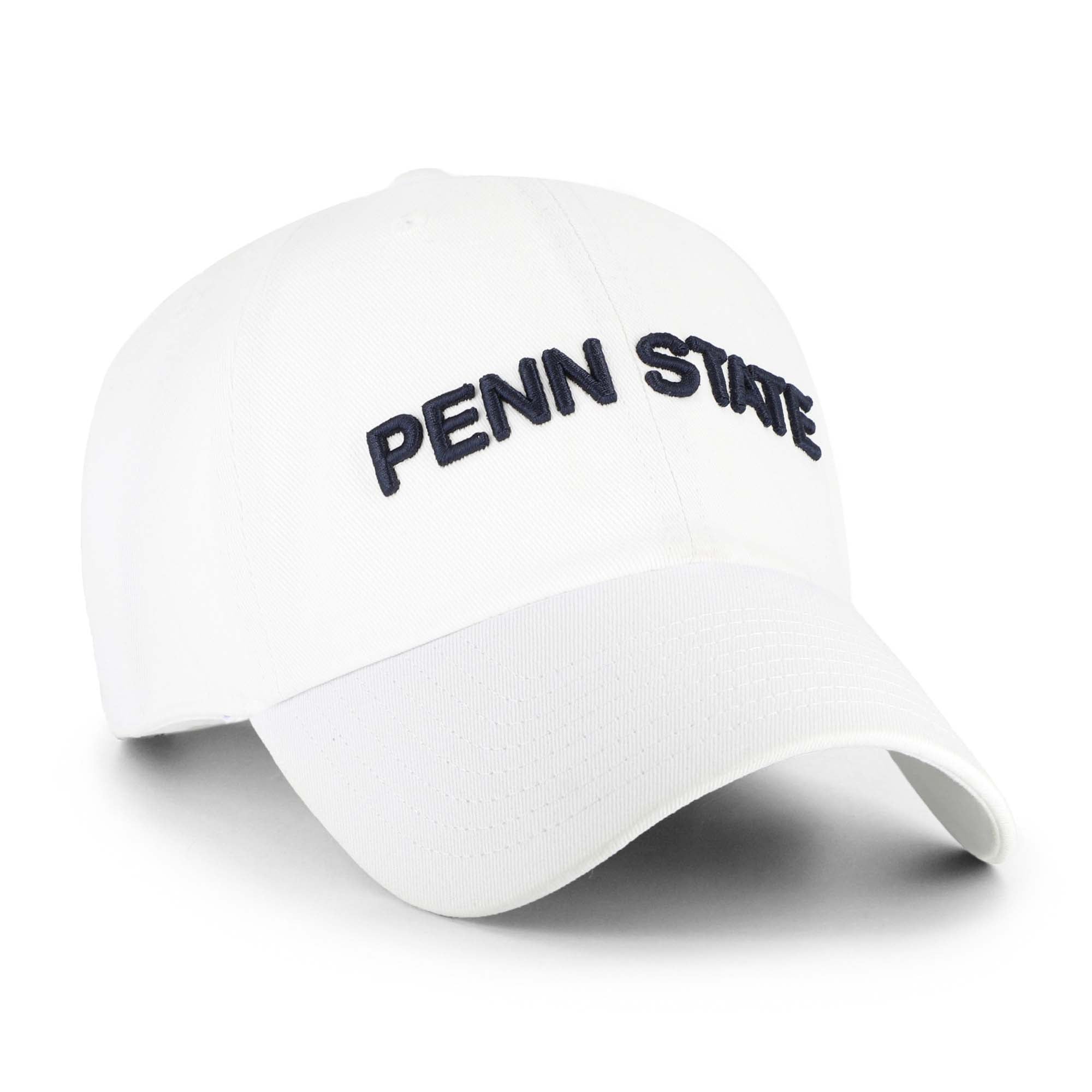 Unisex '47 Penn State Nittany Lions White Clean Up Adjustable Hat