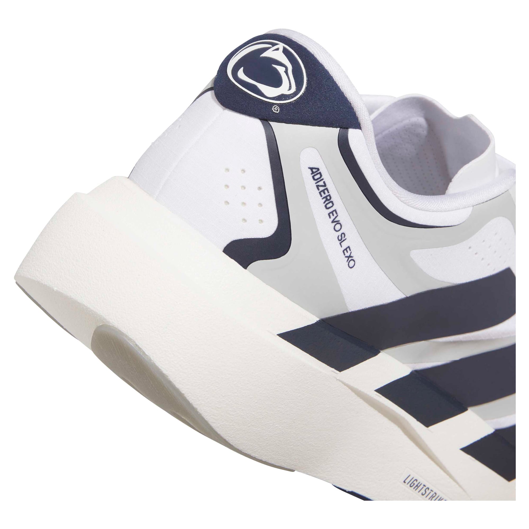 Unisex adidas White Penn State Nittany Lions Adizero EVO SL EXO Sneakers