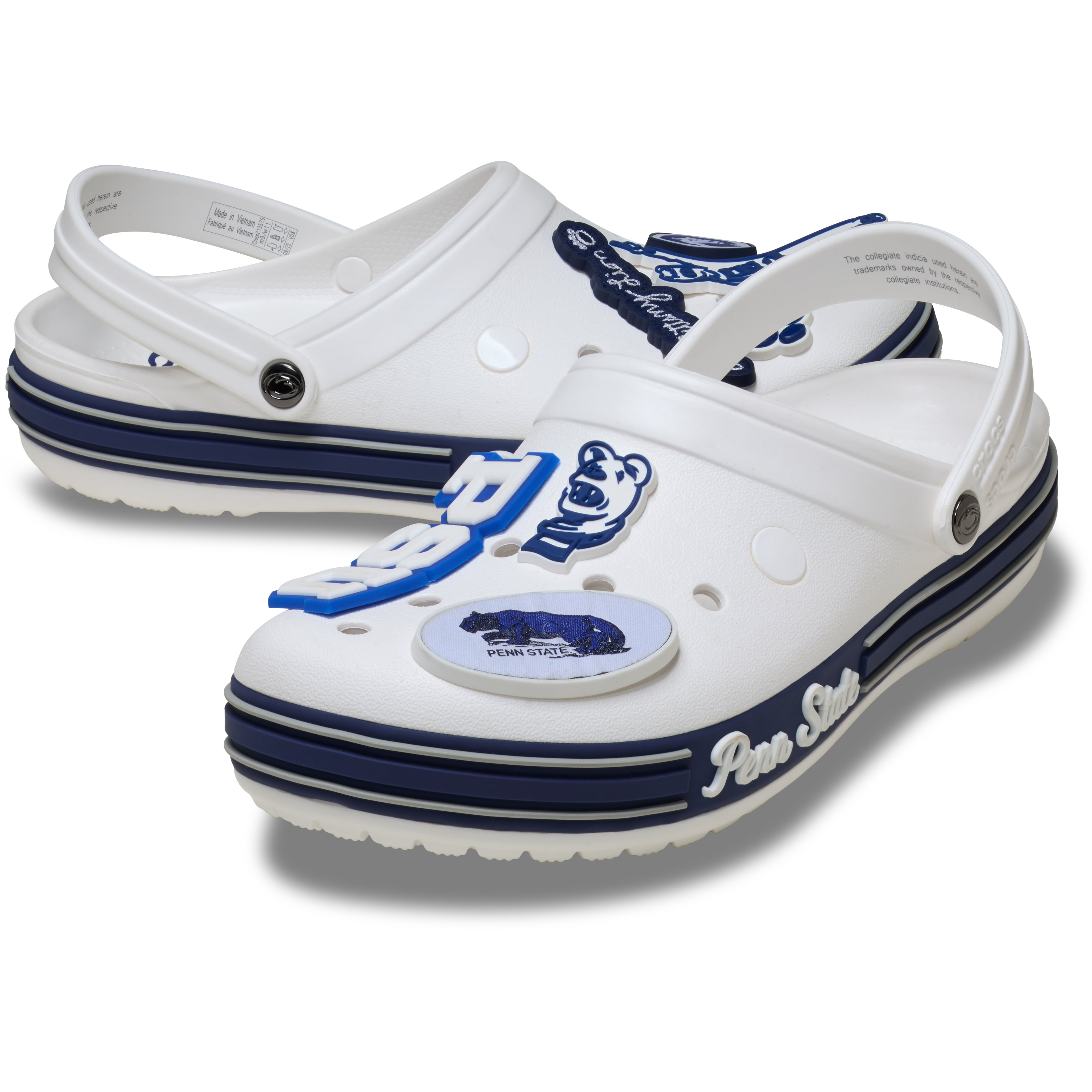 Unisex Crocs  White Penn State Nittany Lions Classic Clog
