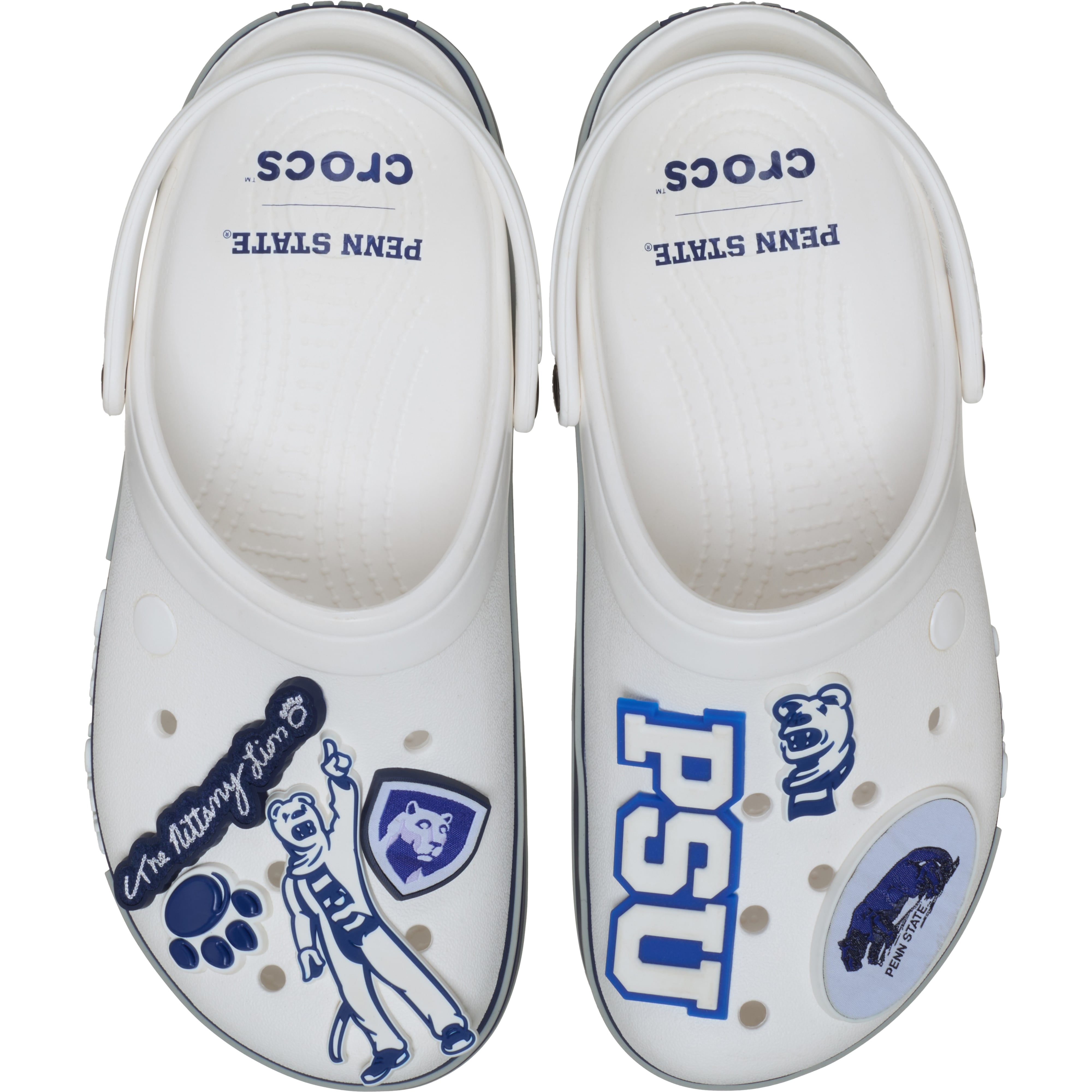 Unisex Crocs  White Penn State Nittany Lions Classic Clog