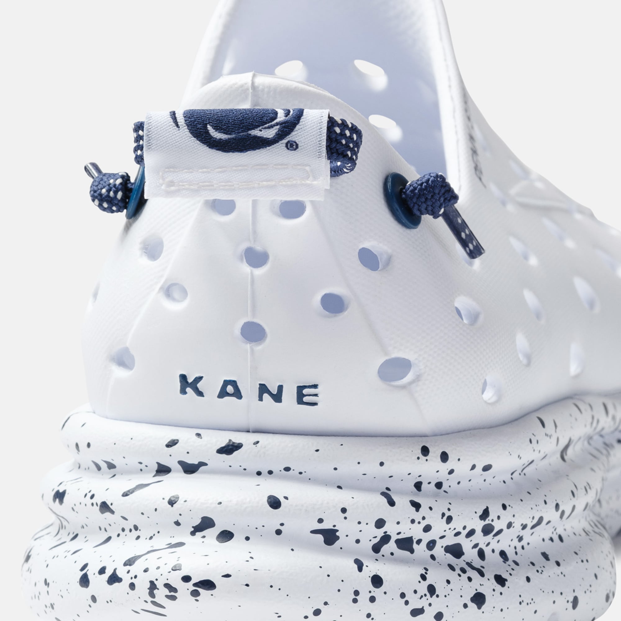 Chaussures unisexes Kane Footwear blanches à pois Penn State Nittany Lions