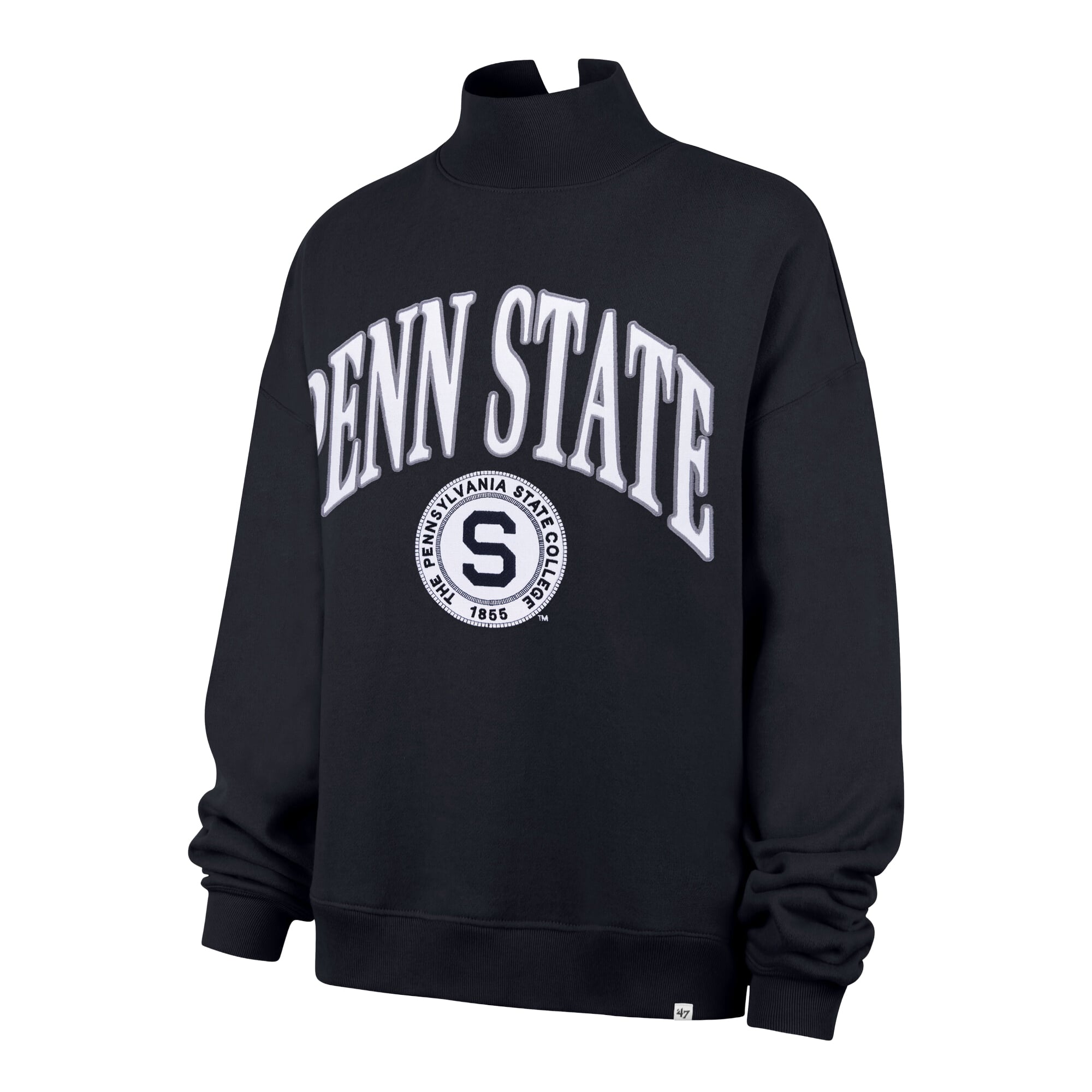 Sweat-shirt à col montant Penn State Nittany Lions bleu marine pour femme, modèle 47