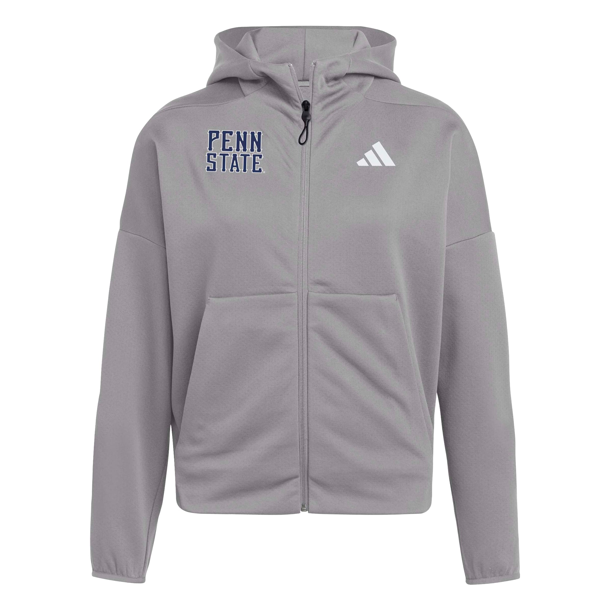 Women's adidas Gray Penn State Nittany Lions Z.N.E. Full-Zip Jacket