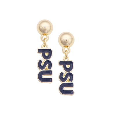 Penn State Nittany Lions CANVAS Style Women's Nameplate Earrings