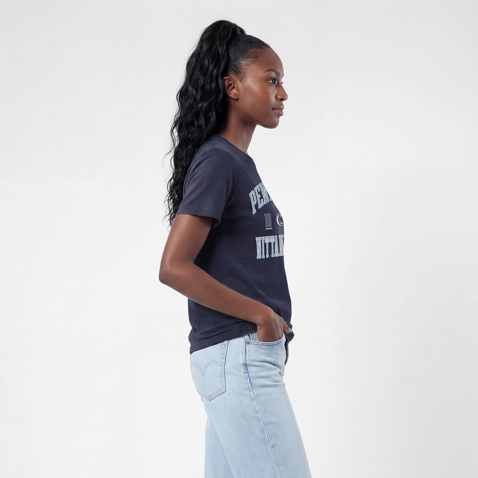 Women's Champion Navy Penn State Nittany Lions Lifestyle T-Shirt