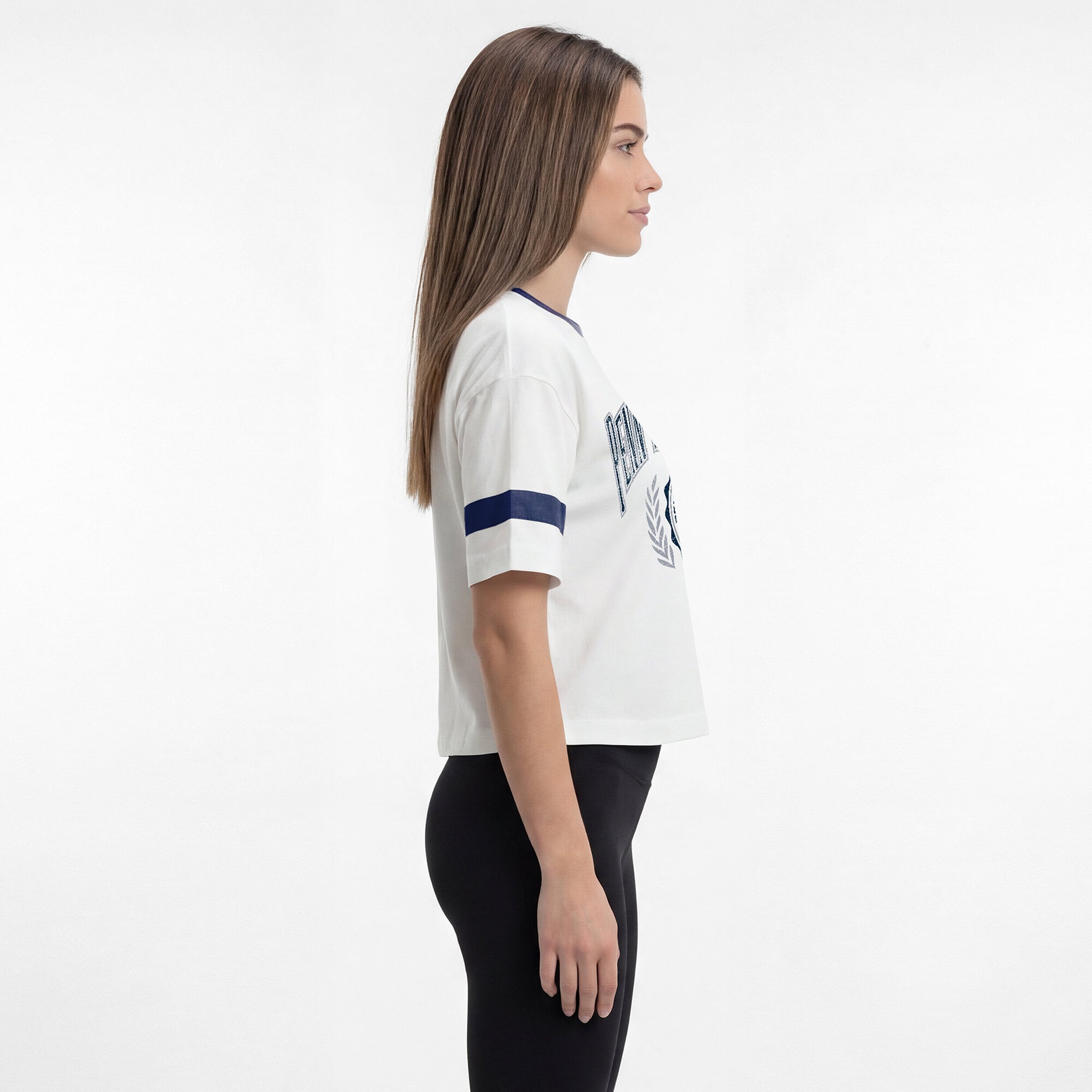 T-shirt oversize rétro blanc Champion Penn State Nittany Lions pour femmes