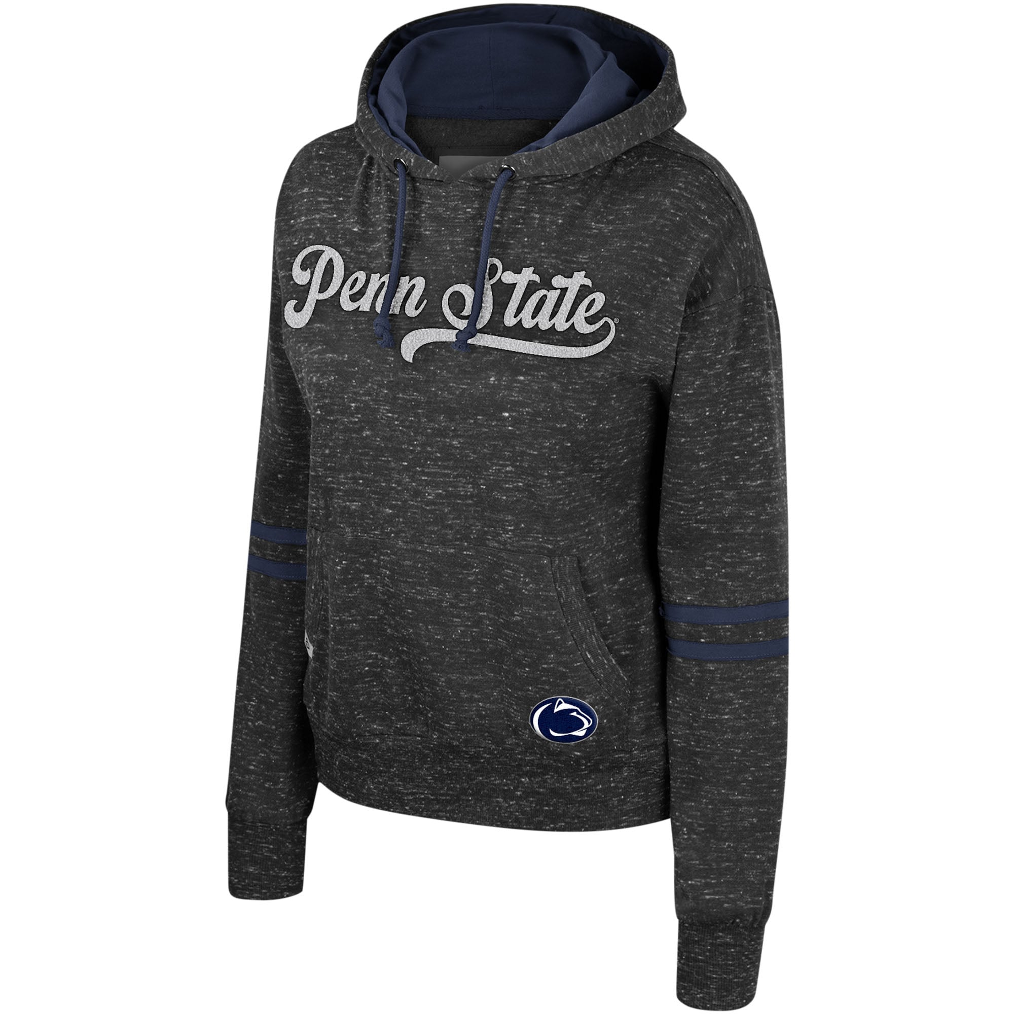 Sweat à capuche Colosseum Charcoal Penn State Nittany Lions Catherine Speckle pour femmes
