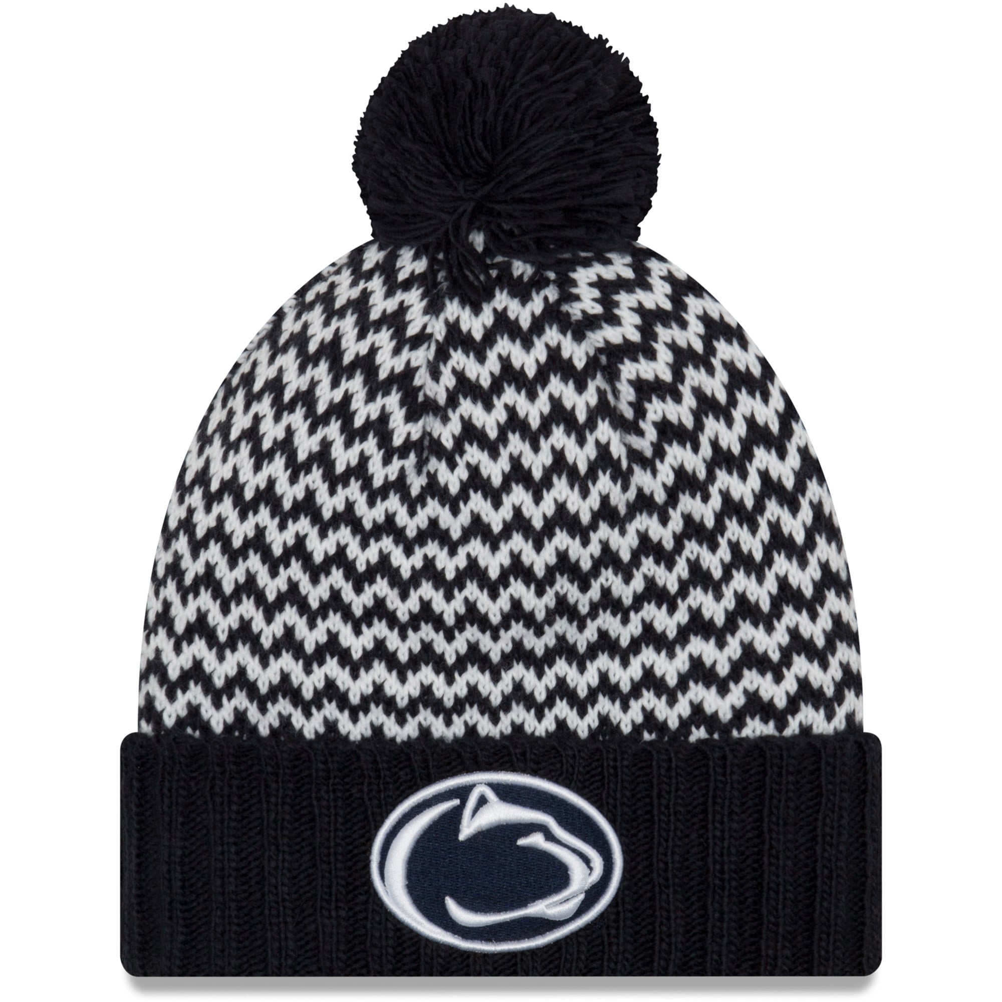\'47 Women\'s Penn State Nittany Lions Navy Emma Cuffed Knit Pom Beanie NWOT 47 Men main image 2