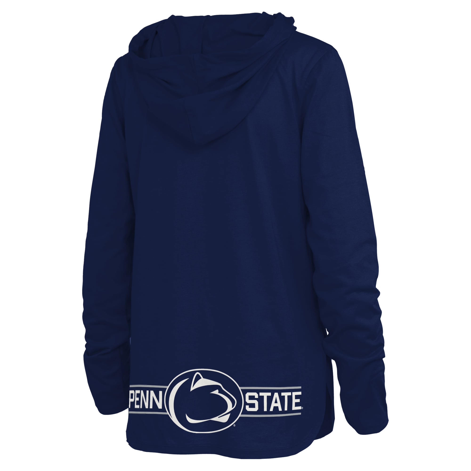 T-shirt à capuche manches longues Allie Penn State Nittany Lions bleu marine pour femmes, Pressbox
