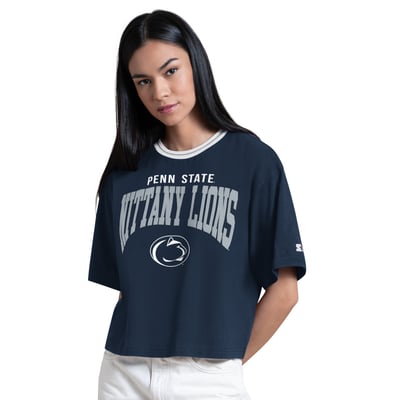 T-shirt court Ace pour femme Penn State Nittany Lions Starter - Bleu marine