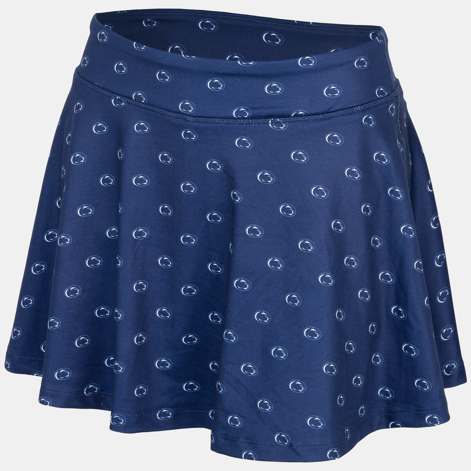 Women's ZooZatz Navy Penn State Nittany Lions Allover Print Flowy Skort