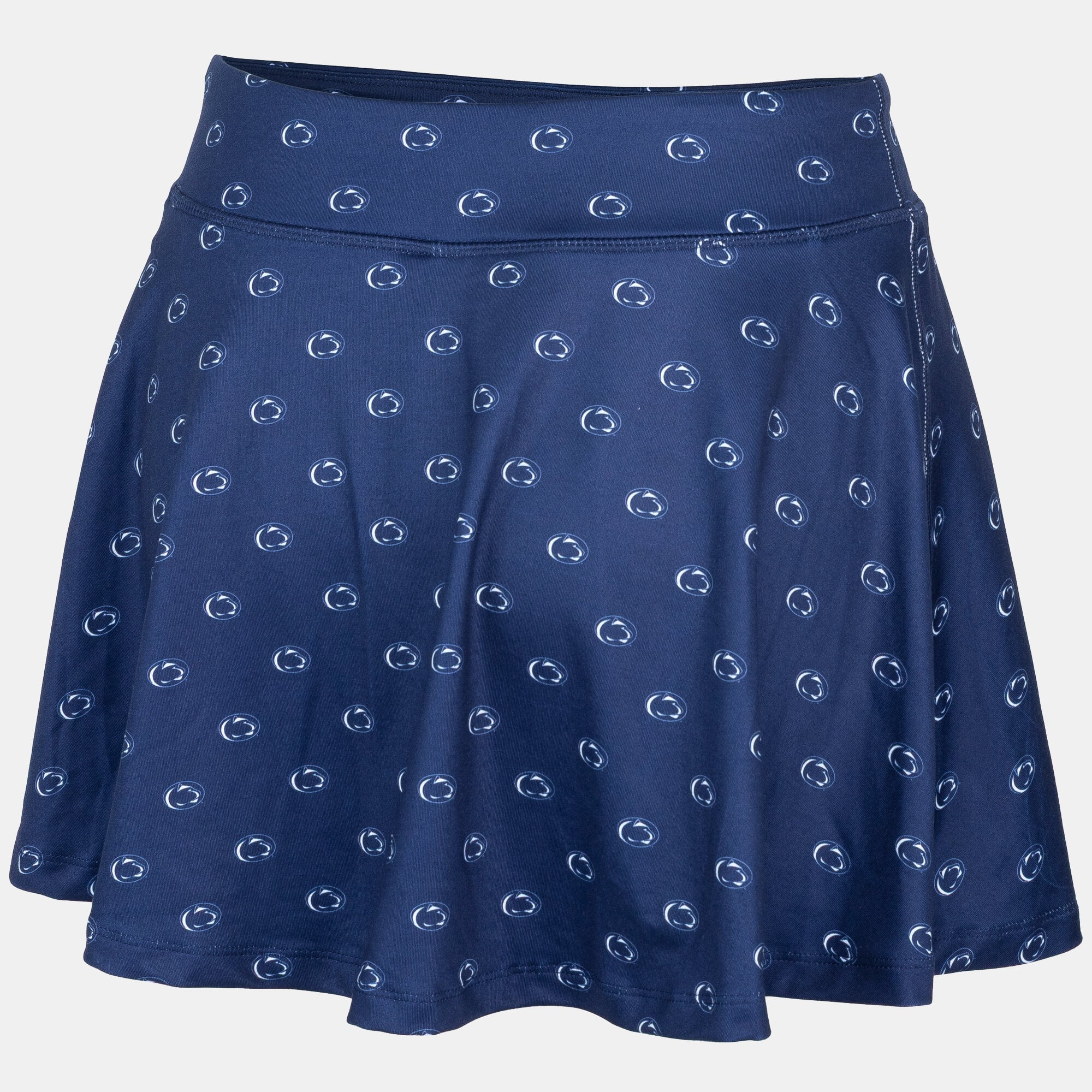 Women's ZooZatz Navy Penn State Nittany Lions Allover Print Flowy Skort