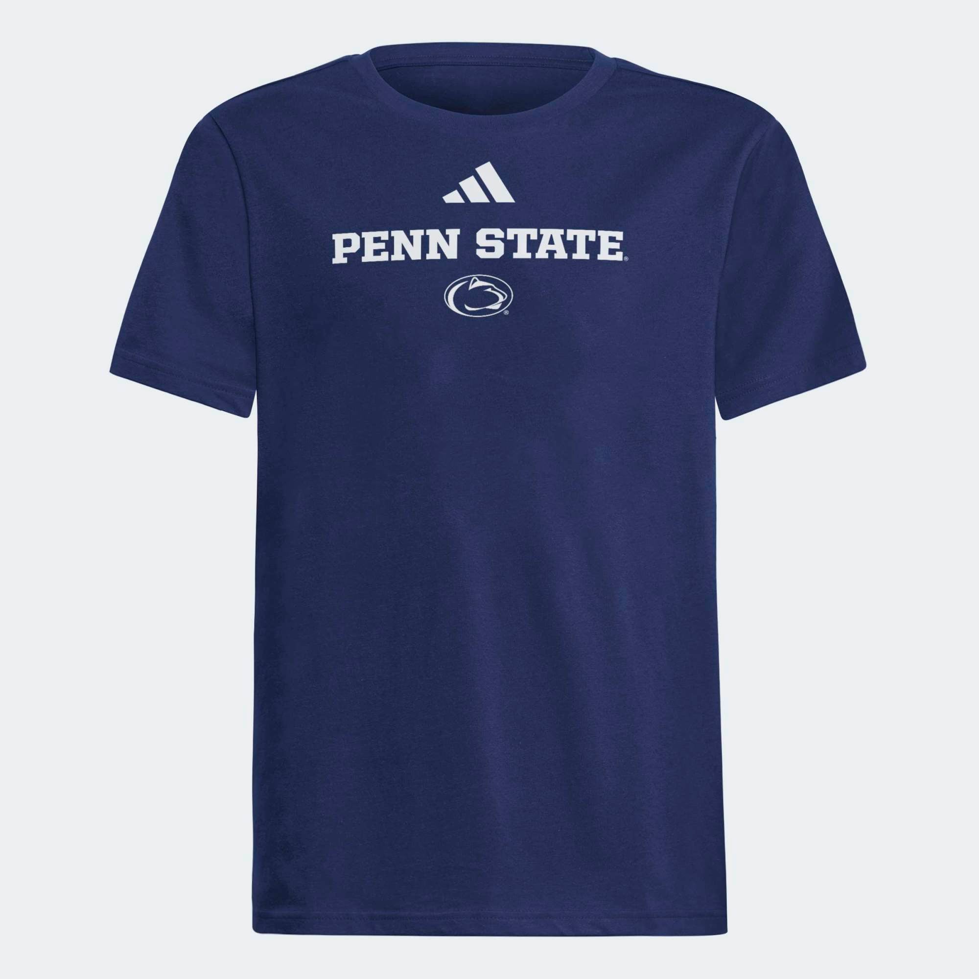 Youth adidas  Navy Penn State Nittany Lions Wordmark Fresh T-Shirt