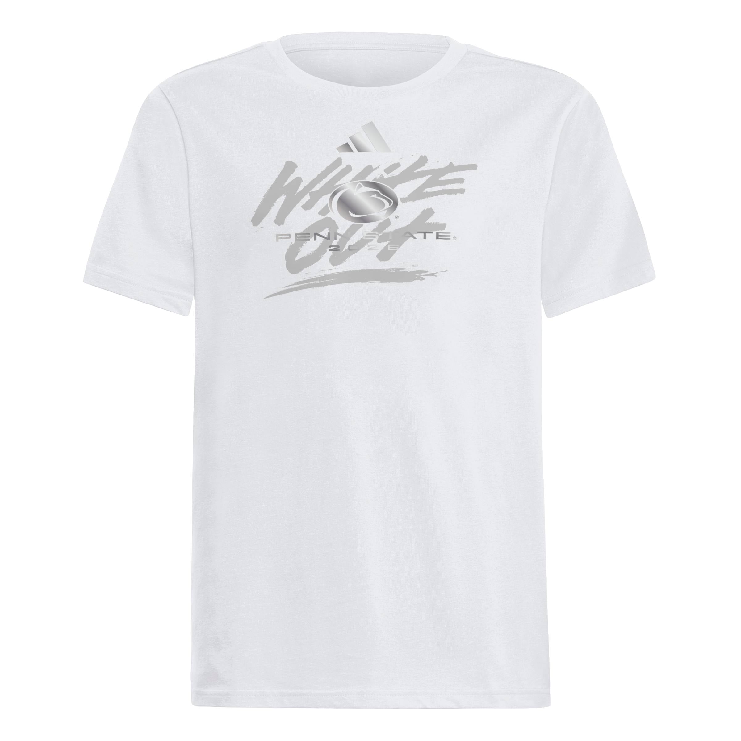 T-shirt adidas Penn State Nittany Lions 2026 White Out® pour jeunes