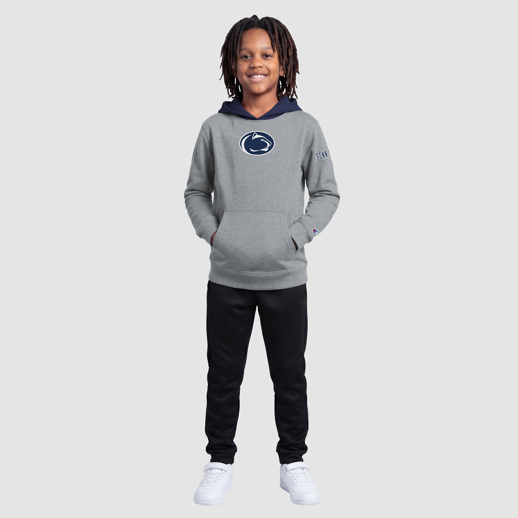 Youth Champion Navy Penn State Nittany Lions Fleece Hoodie